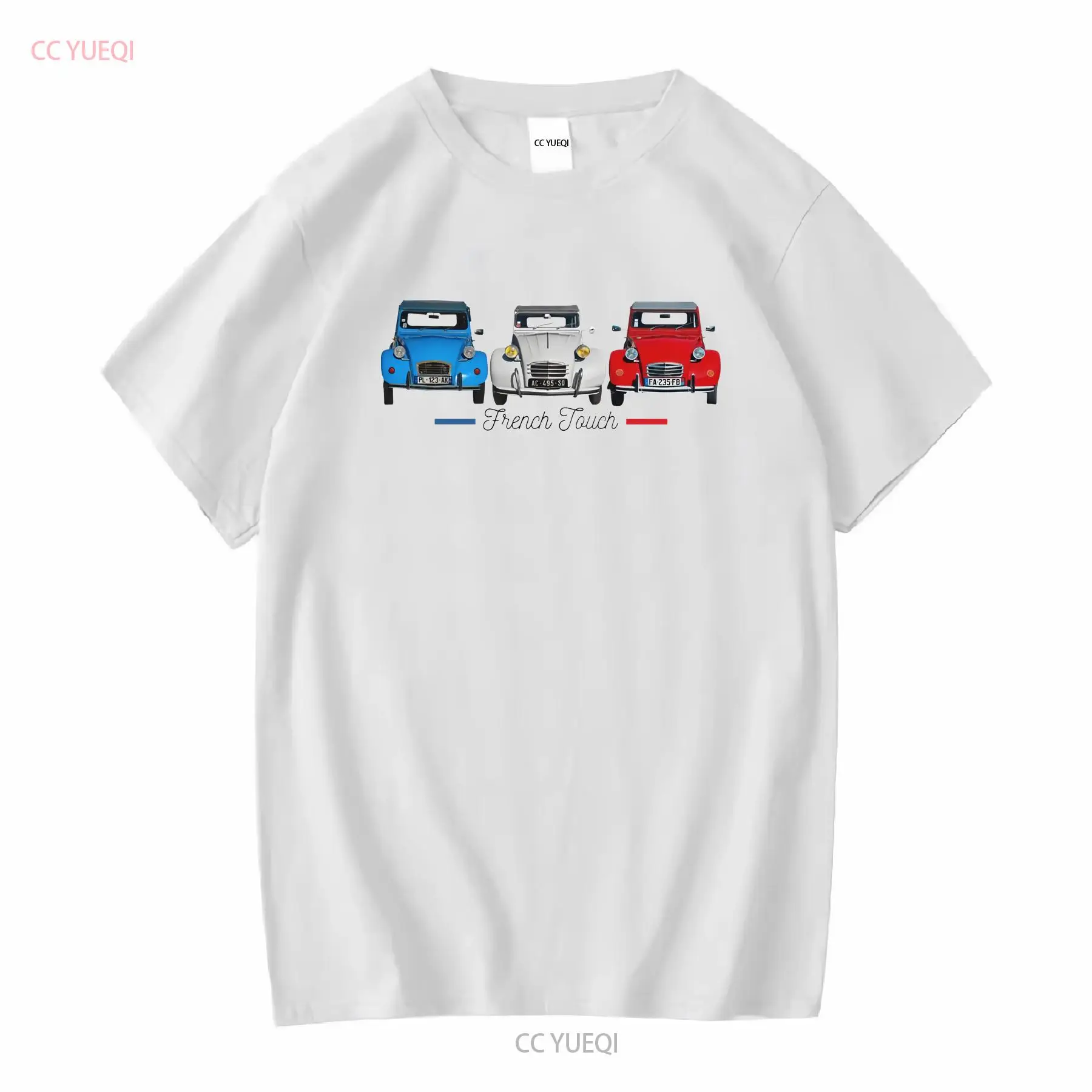 French Vintage Fashion - Two horses 2 CV T Shirt