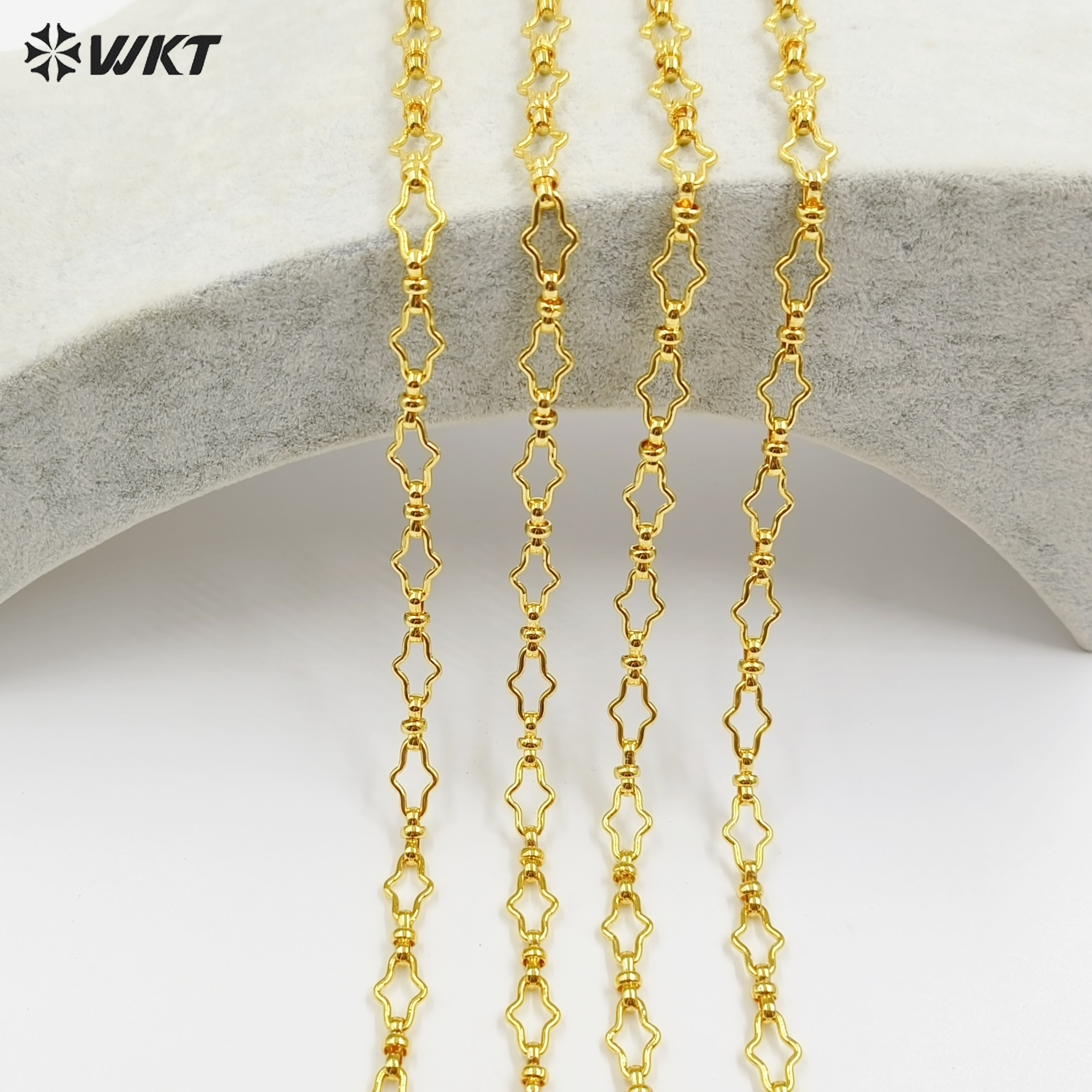 French Vintage Fashion - WT-BC263 French Style Unique Retro Brass