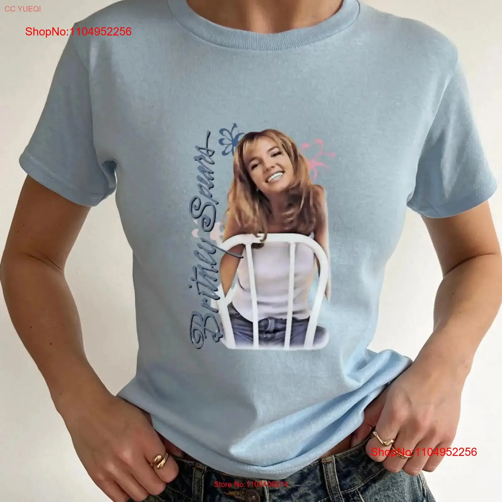 Vintage Fashion Pinterest - Britney Spears Baby T Shirt 90s