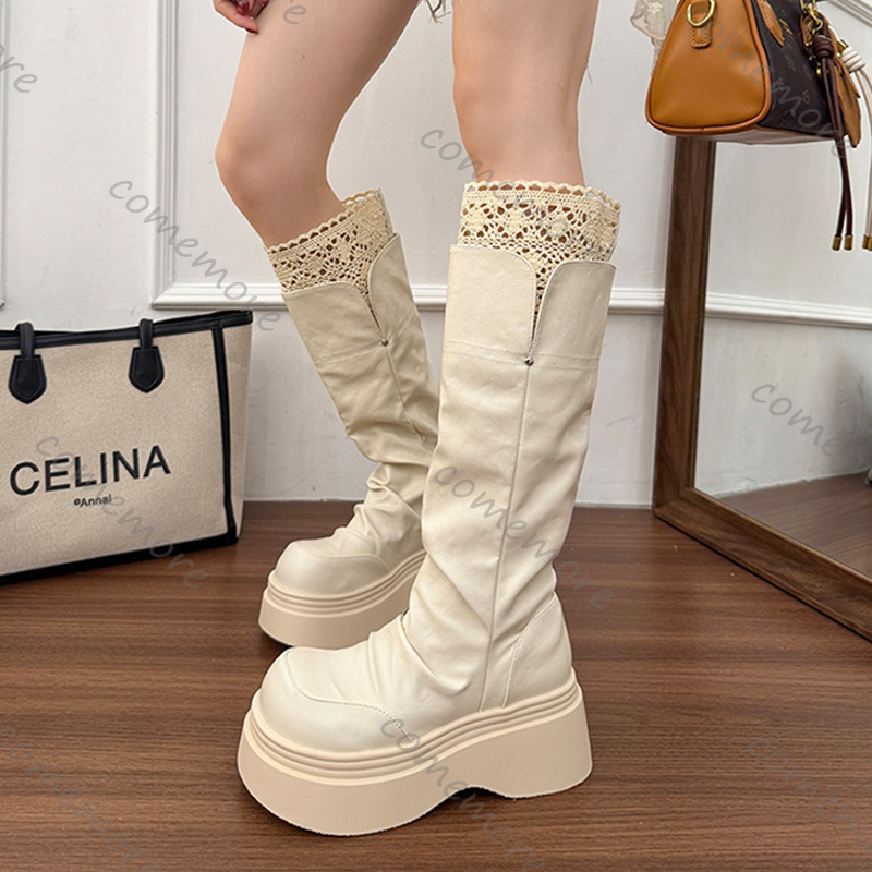 Comemore Gothic Lace Platform  - Vintage Style Women Fashion recension och pris