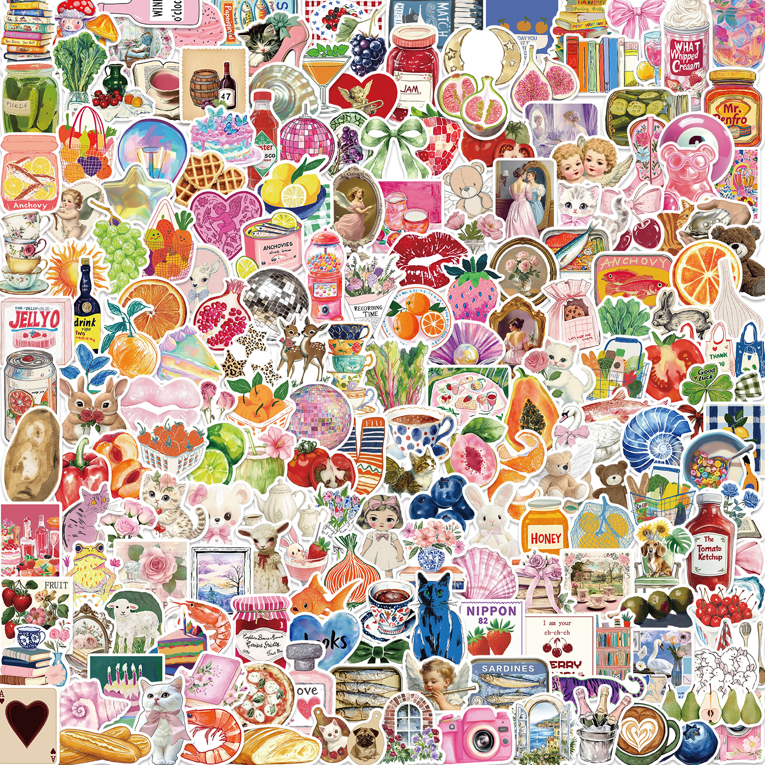 200Pcs Aesthetic Pinterest Sti - Vintage Fashion Pinterest recension och pris