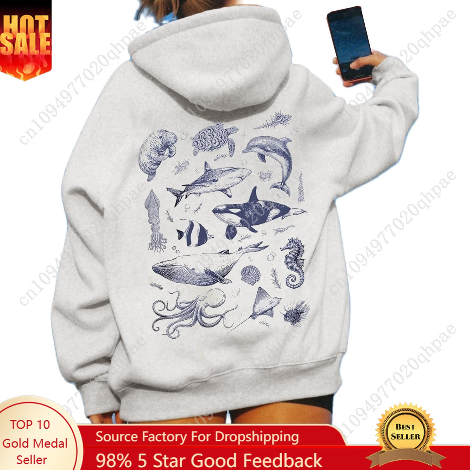 Cute Hoodies for Teen Girls Wo - Printed Floral Shirt recension och pris