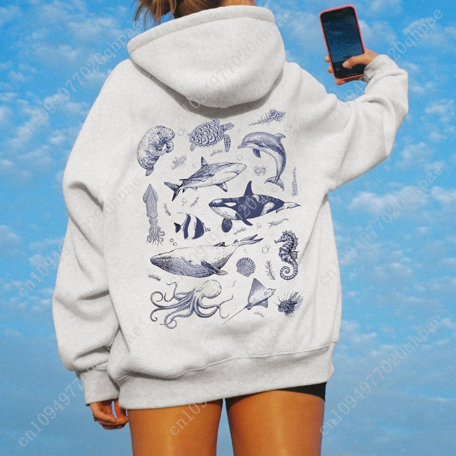 Cute Hoodies for Teen Girls Wo - Printed Floral Shirt recension och pris
