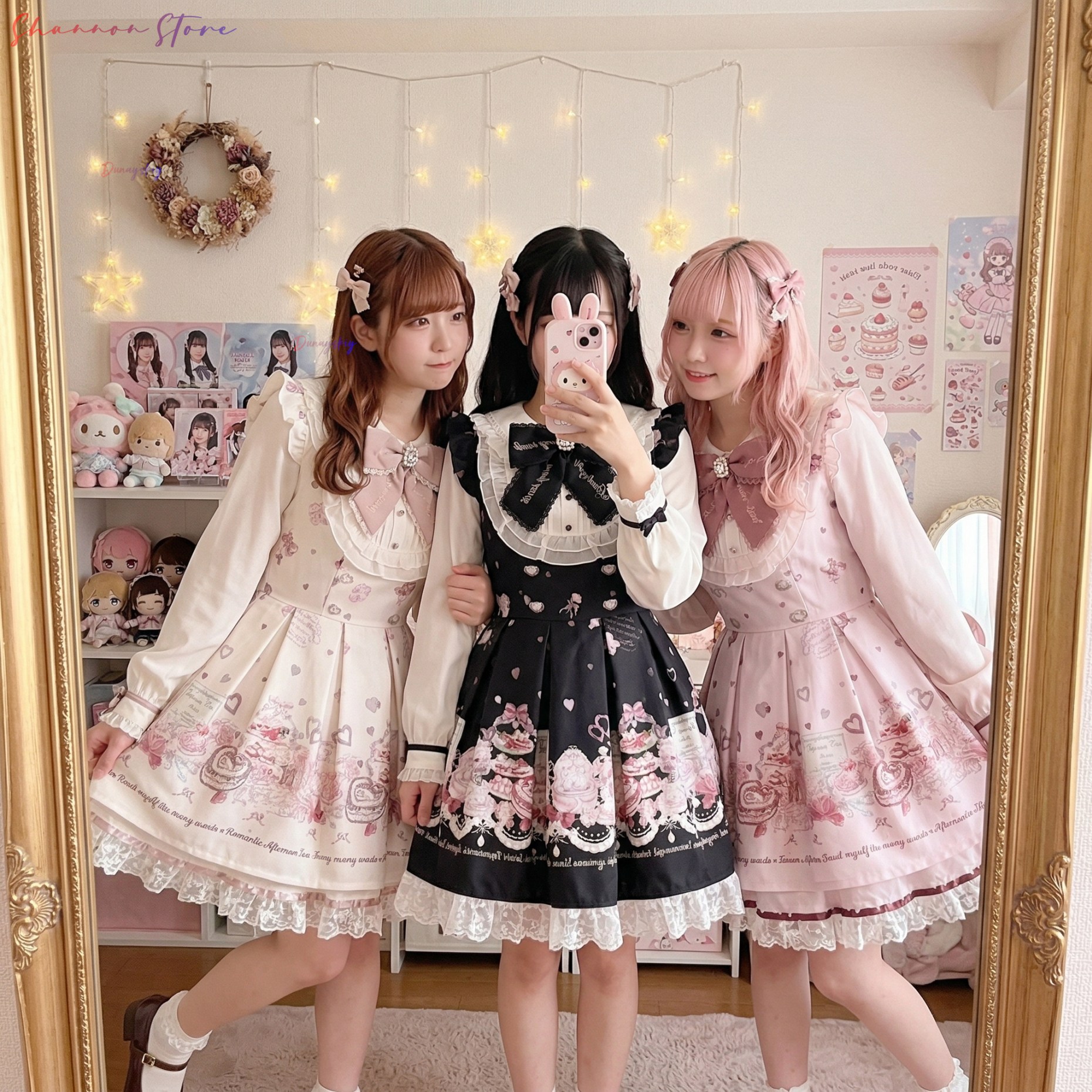 Japanese Lolita Dress Women Bo - Vintage Y2K recension och pris