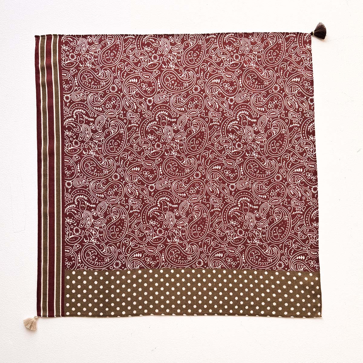 Silk Scarf Women 60cm Square V - Vintage Fashion Hijab recension och pris