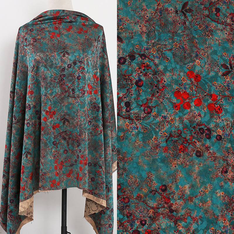 1m Floral Printed Fabric Imita - Printed Floral Shirt recension och pris