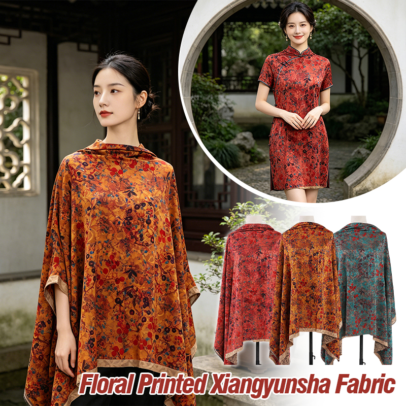 1m Floral Printed Fabric Imita - Printed Floral Shirt recension och pris