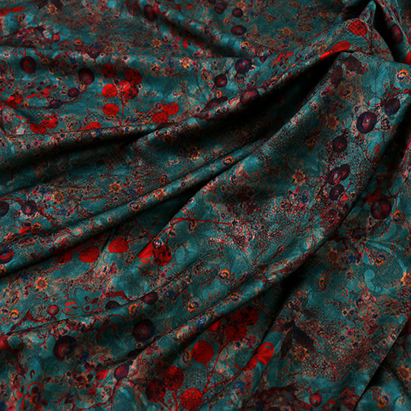 1m Floral Printed Fabric Imita - Printed Floral Shirt recension och pris