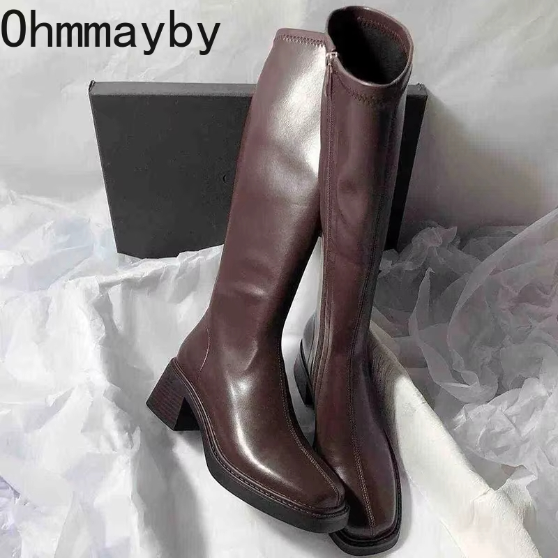 Vintage Thick Heel Women Knee  - Vintage And Modern Fashion recension och pris