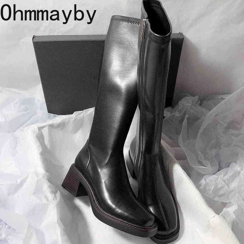 Vintage Thick Heel Women Knee  - Vintage And Modern Fashion recension och pris