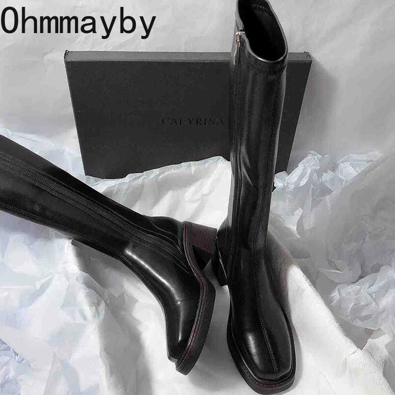 Vintage Thick Heel Women Knee  - Vintage And Modern Fashion recension och pris