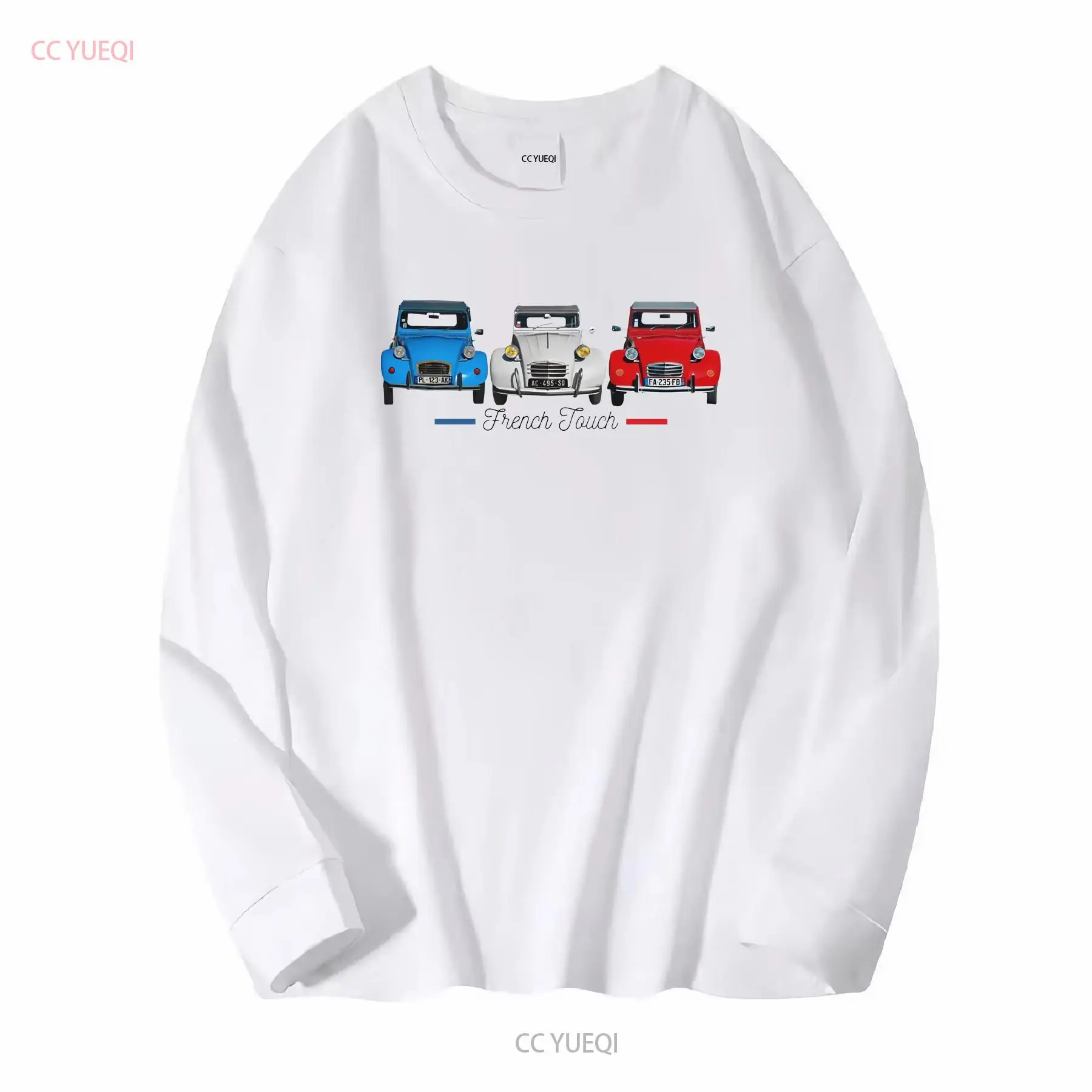 Two horses 2 CV T Shirt cotton - French Vintage Fashion recension och pris