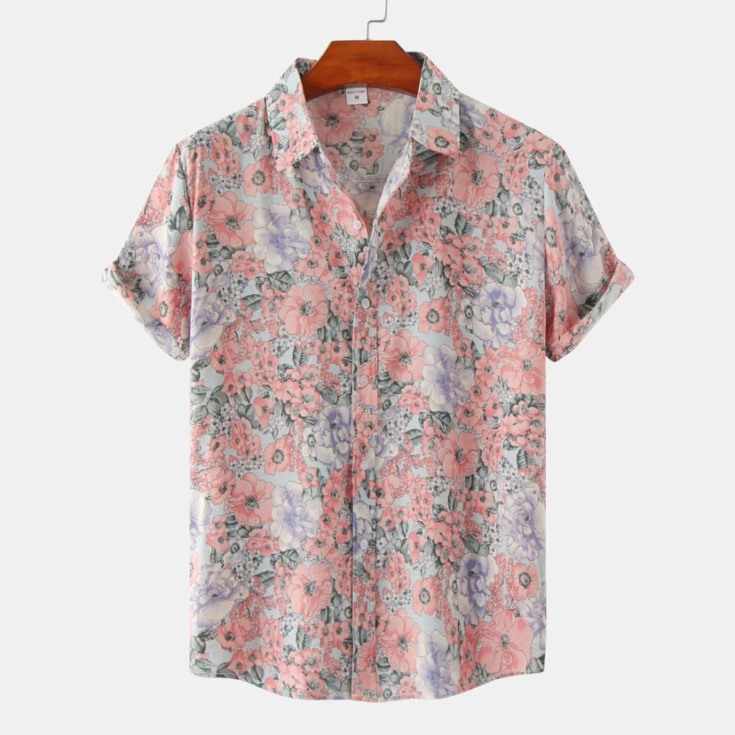 Small Niche Design Printed Shi - Printed Floral Shirt recension och pris