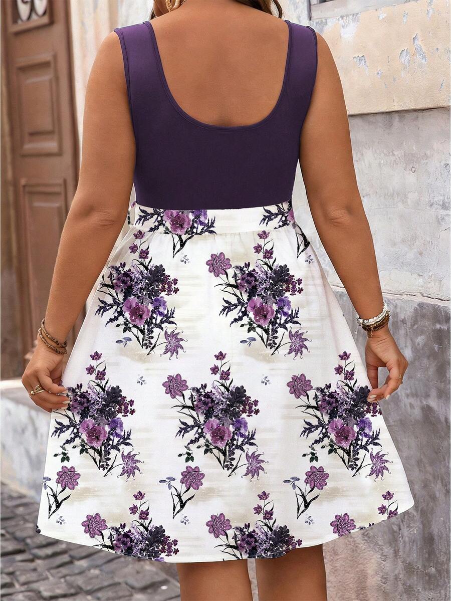 Plus Size Women Casual Vacatio - Printed Floral Shirt recension och pris