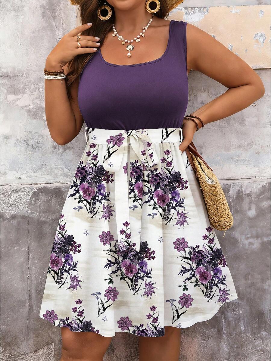 Plus Size Women Casual Vacatio - Printed Floral Shirt recension och pris