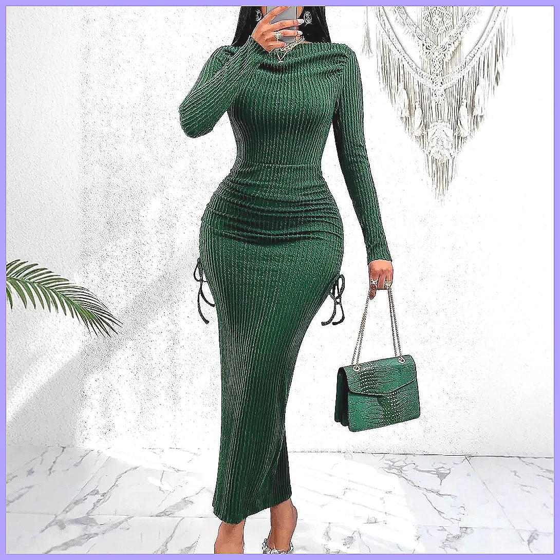 Women's Vintage Knit Dress 202 - Vintage Y2K recension och pris