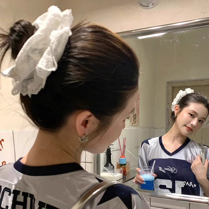 Women's Scrunchies Korean Supe - French Vintage Fashion recension och pris