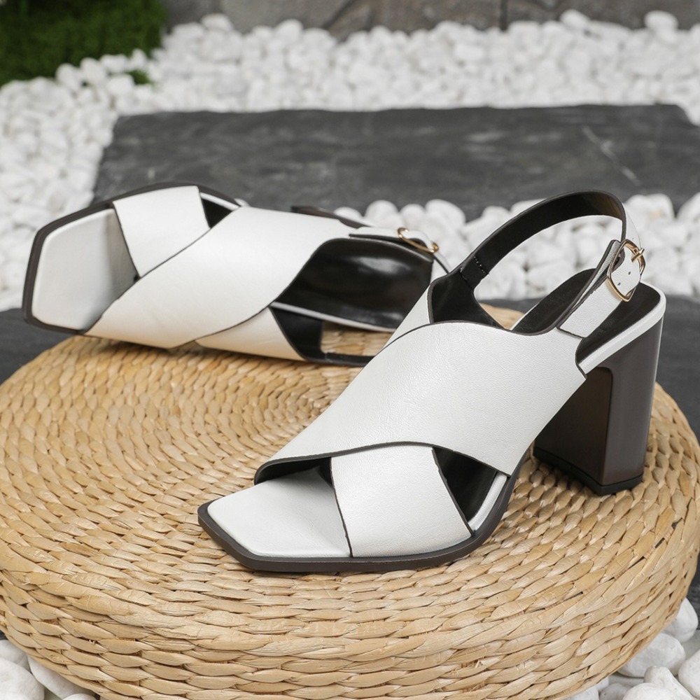 Women Sandals Vintage Square H - Vintage And Modern Fashion recension och pris