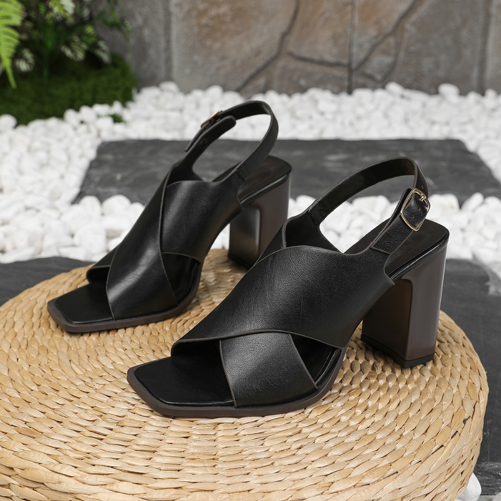 Women Sandals Vintage Square H - Vintage And Modern Fashion recension och pris