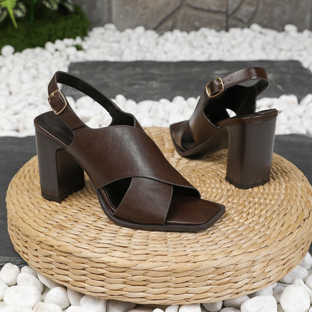 Women Sandals Vintage Square H - Vintage And Modern Fashion recension och pris