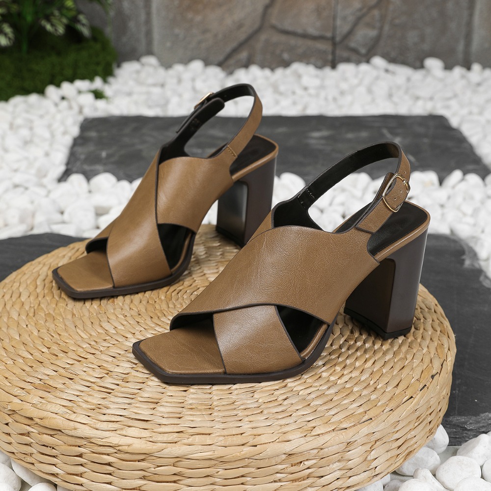 Women Sandals Vintage Square H - Vintage And Modern Fashion recension och pris