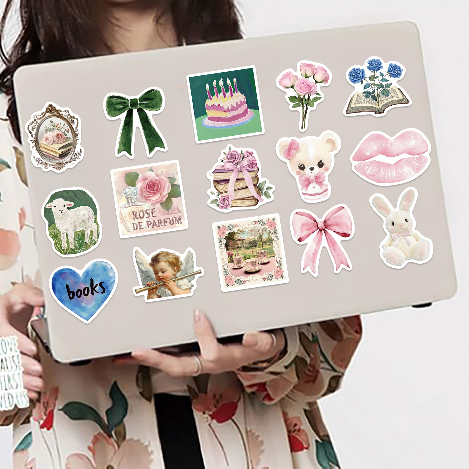 200Pcs Aesthetic Pinterest Sti - Vintage Fashion Pinterest recension och pris