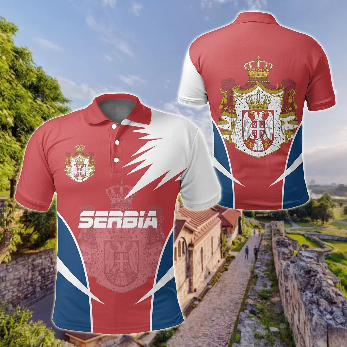 Custom Name Serbia Symbol Skul - Vintage Fashion Names recension och pris