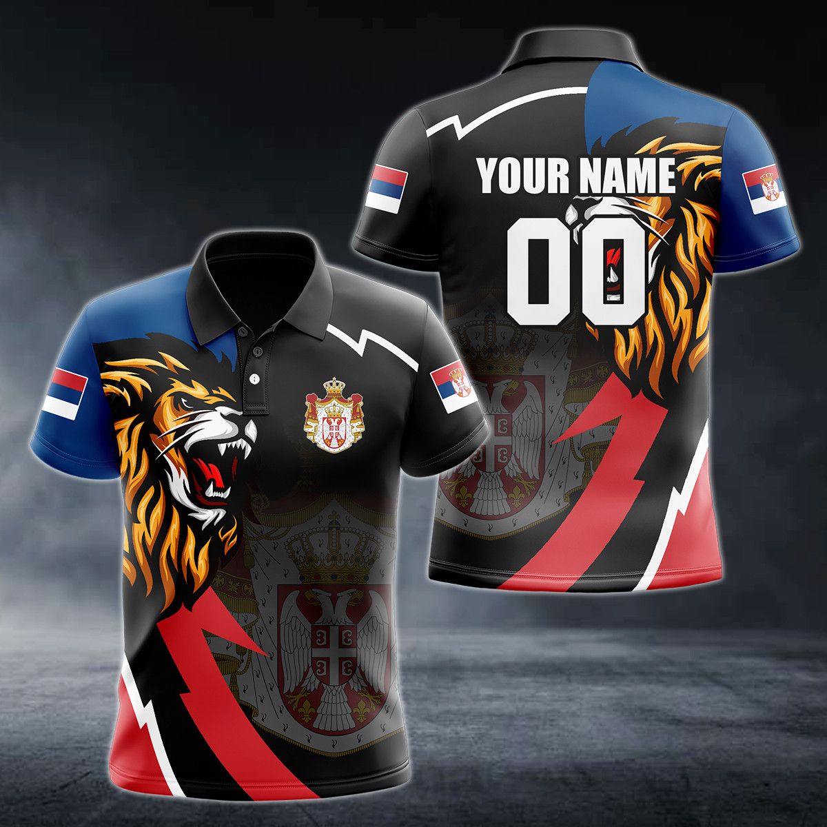Custom Name Serbia Symbol Skul - Vintage Fashion Names recension och pris
