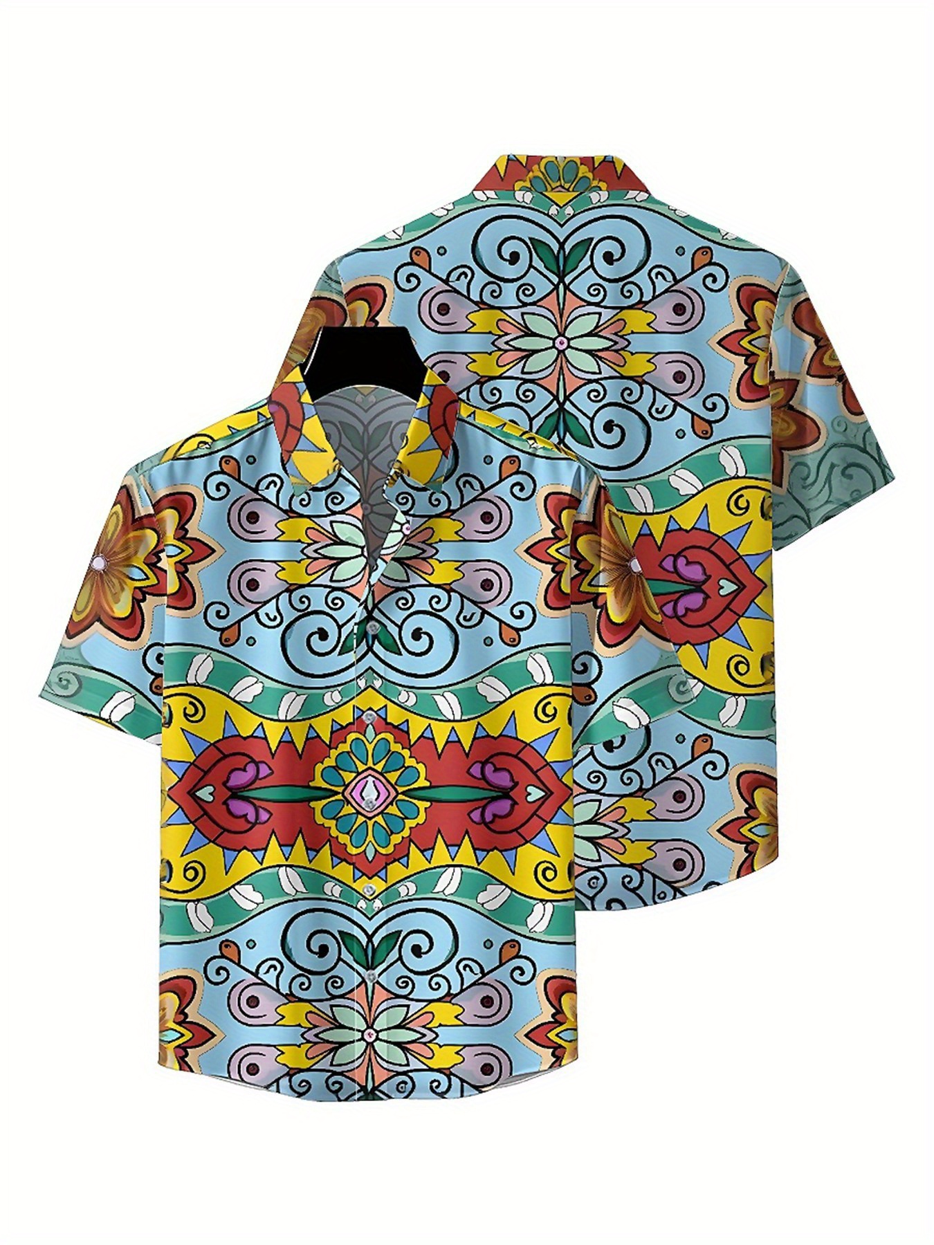 Men's Plus Size Hawaiian Shirt - Printed Floral Shirt recension och pris