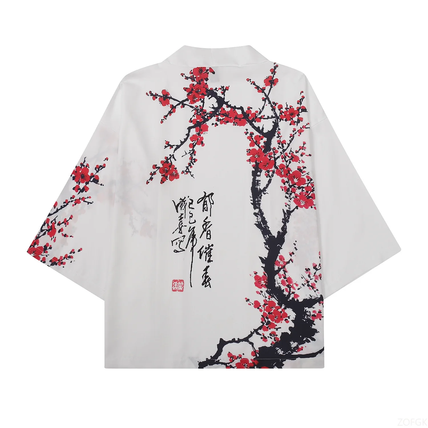 Summer Women Flower Print Kimo - Printed Floral Shirt recension och pris