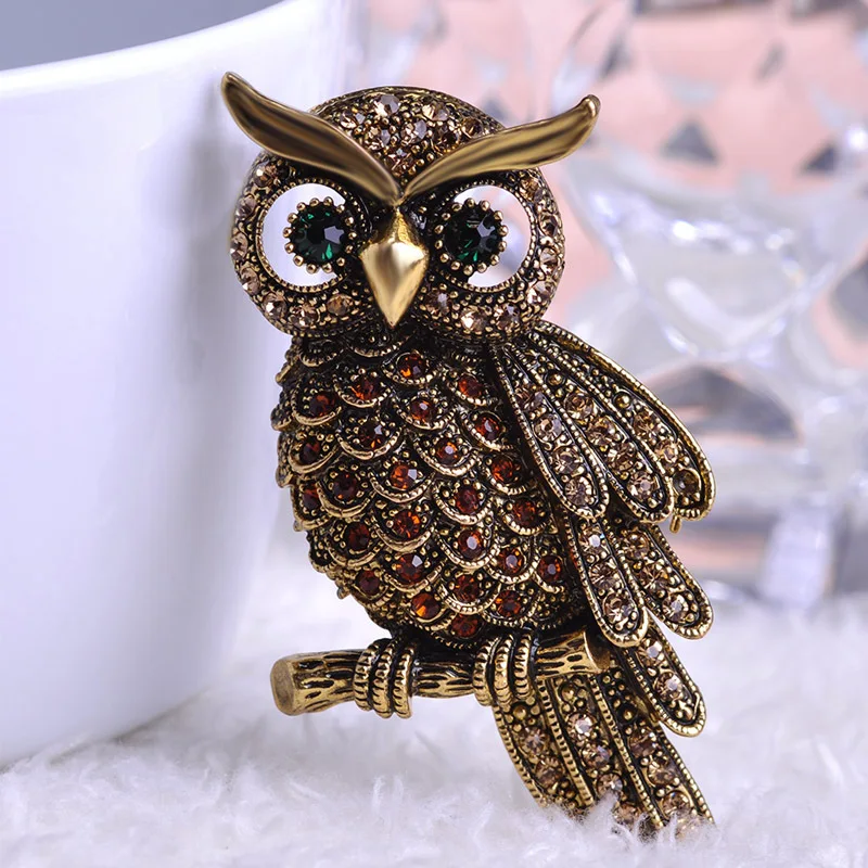 BUCOMEOI Large Bird Owls Vinta - Vintage Fashion Hijab recension och pris