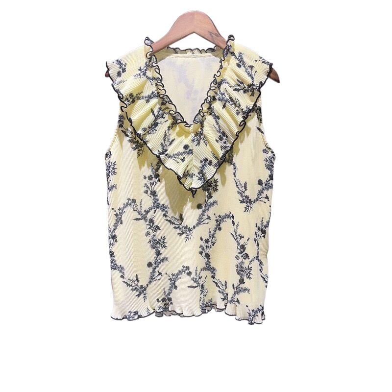 Summer Fresh Floral V-neck Ves - Printed Floral Shirt recension och pris