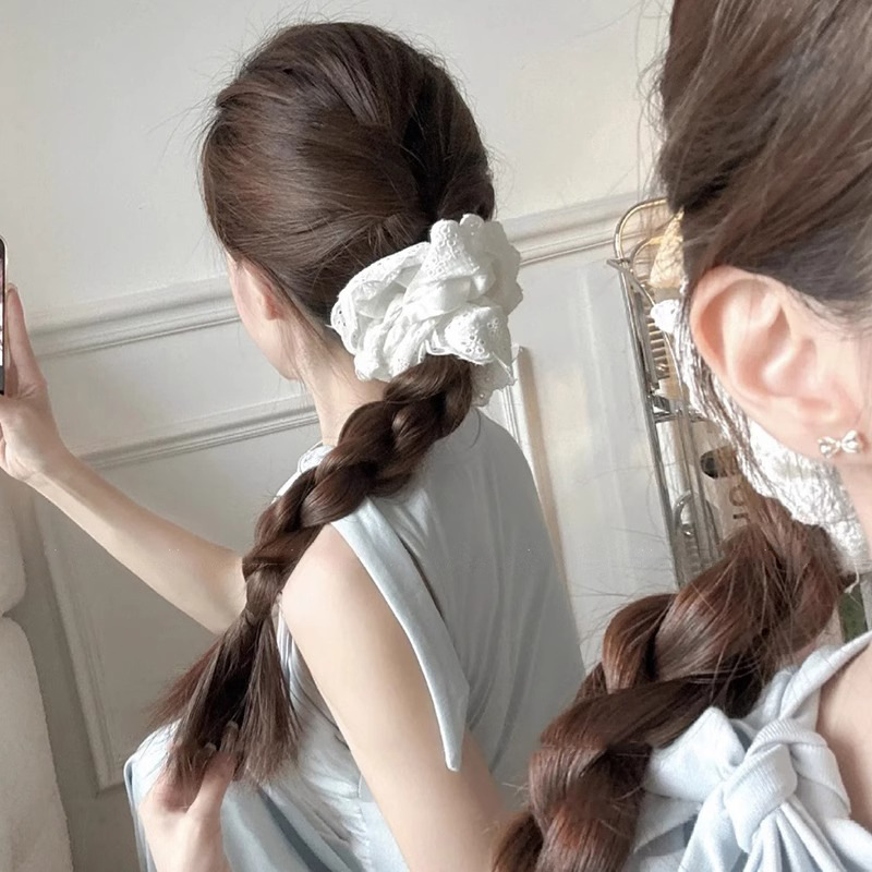 Women's Scrunchies Korean Supe - French Vintage Fashion recension och pris