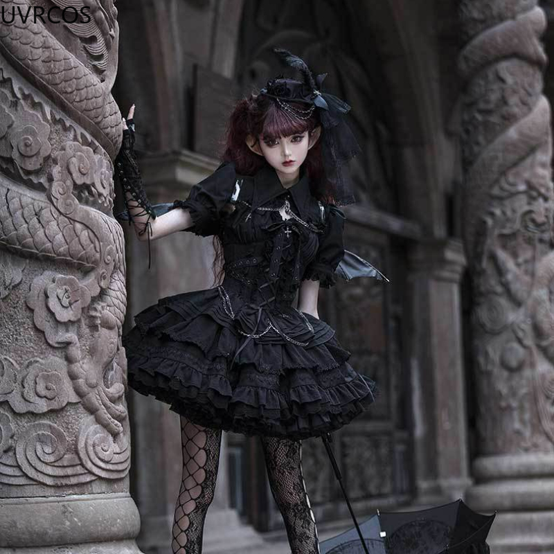 Victorian Gothic Lolita Jsk Dr - Vintage Y2K recension och pris