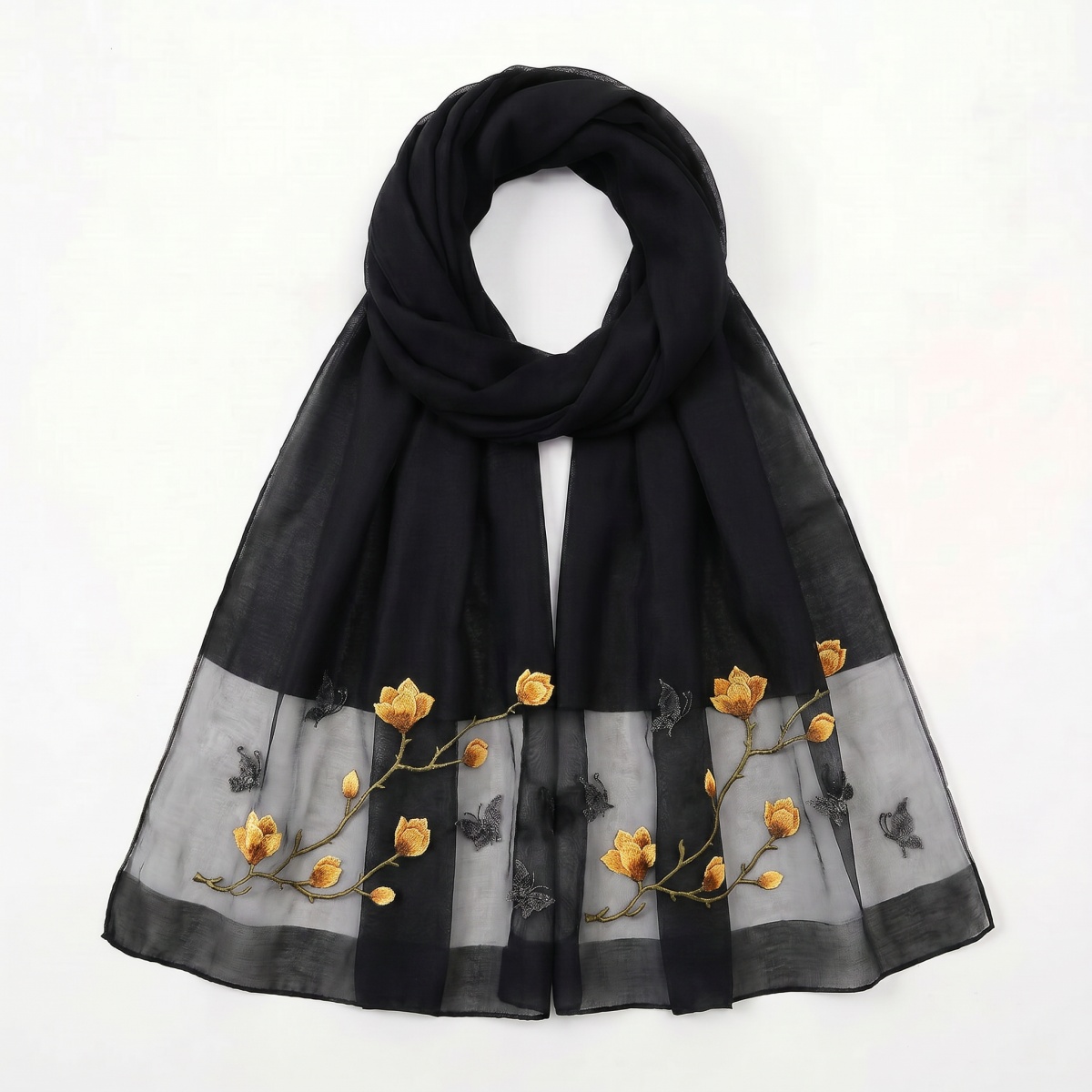 Scarf Print Hijab Bandana Silk - Vintage Fashion Hijab recension och pris